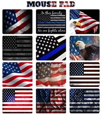 Gaming Mouse Mat Pad Non-Slip Rectangle Mousepad Designs For American Flag Pads picture