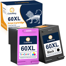 2 PACK 60XL Ink Cartridges for HP 60 XL for PhotoSmart ENVY D2545 F4272 D2660  picture