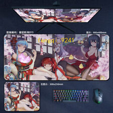 Anime Mousepad Azur Lane Table Keyboard Cosplay Figure Mouse Pad Large Cartoon picture