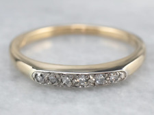 Vintage Diamond Gold Wedding Band picture