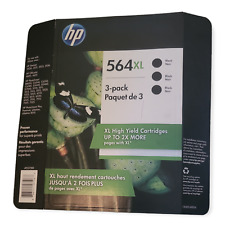 Original HP Black Ink Cartridge 564XL 3-pack- MAY 2023 New picture