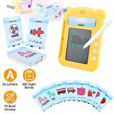 Electronic Talking Flash Cards 100 Sight Words 5.5In Toddler LCD Writing Tablet picture