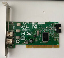 Dell IEEE 1394 PCI Dual FireWire FAE10 LSI 2 Port Card H924H with FW Cable M990C picture