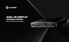 ALOGIC MX2 8-in-1 4K USB-C Docking Station, 2X DisplayPort, 3X USB-A, USB-C, 3.5 picture