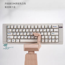 PBT Sublimation Retro Keyboard Keycaps 153 Keys Complete Set C64 Side Engraving picture