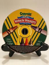 CRAYOLA MAGIC 3D VEHICLE VOYAGES CD ROM RARE VINTAGE HTF 1999 picture