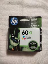🔥 HP 60XL Ink Cartridge - Tri-Color Genuine Nov 2023 Sealed  picture