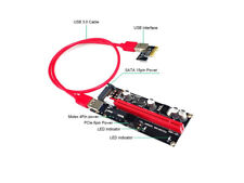 6Pack PCIe Riser Cable 1X to 16X Graphics Extension, GPU Mining, USB 3.0 powered picture