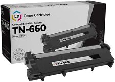 LD TN660 High Yield Black Laser Toner Cartridge for Brother DCP-L2540DW HL-L2320 picture