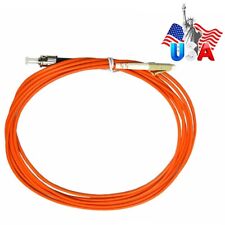 3m  SC to FC Fiber Optic Patch Cable Multimode Duplex Orange 50/125 10Pcs picture