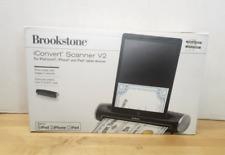 NEW Brookstone iConvert Scanner V2 For iPod Touch, iPhone (up to 4S), iPad Black picture