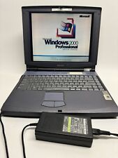 VINTAGE Sony VAIO PCG-F340 Laptop w/OEM Power Adapter For parts or repair. picture