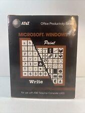 AT&T Personal Computer 6300 Office Productivity Series MS Window 1.0 Paint Write picture
