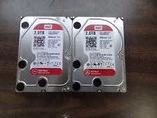 (2) 2TB HDD Western Digital WD Red Internal Desktop Hard Drive SATA 3.5 WD20EFRX picture