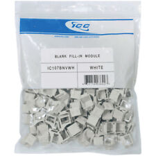 ICC IC107BNVWH Blank Module - 100 Pack, White picture