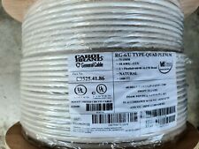 Coaxial Cable Plenum RG6U 18 AWG 1000 ft. General Carol C3525.41.86 75 OHM picture