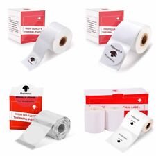Phomemo M110/M200 Round Self-Adhesive Labels Sticker White/Clear Thermal Paper picture