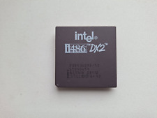 486DX2-50 Intel A80486DX2-50 SX912 vintage CPU GOLD picture