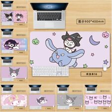 My Melody Large Mouse Mat Cartoon Kuromi Cinnamoroll Rubber Mouse Pad Washable  picture