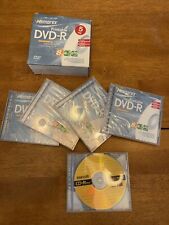 Memorex Printable DVD-R Discs 8X 4.7 GB 120 Min Video Pack New Sealed Plus picture