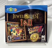 Jewel Quest I & II PC CD ROM iWin 2007 Puzzle Computer Video Game Never Used picture
