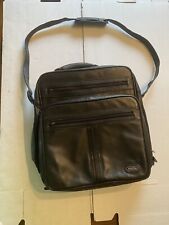 Vintage Satchi (Italian) Leather Computer Bag with Strap (Gently Used) picture