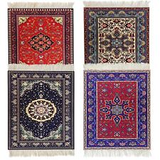 Rug Mouse Pads 4 Pack Woven Rug Persian Carpet Mouse Pad for Table Décor picture