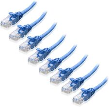Cable Matters 8-Pack Snagless Cat5e Blue Ethernet Cable, 7 FT (150001-BLU-7x8) picture