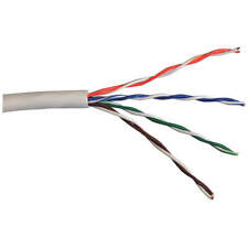 CAROL CP5.30.02 Data Cable,Cat 5e,24 AWG,1000ft,White 21EN34 picture