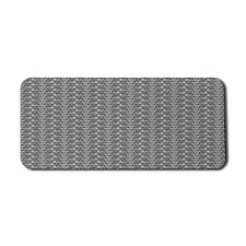 Ambesonne Floral Leaves Rectangle Non-Slip Mousepad, 35