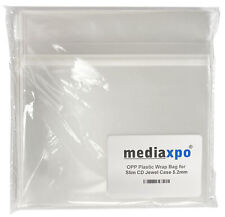OPP Plastic Wrap Bag for Slim CD Jewel Case 5.2mm Lot picture
