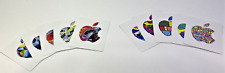 Apple Gift Card Art Sticker Lot Of 5 Different Designs - NO VALUE- Decals Only picture