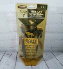 Vintage 1998 Belkin Gold Series 24k Plated IEEE 1284 Printer Cable 10' DB25 Male picture