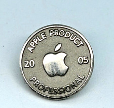 2005 Apple Employee Silver Pin Professional Badge Mac Macintosh Apple Product picture