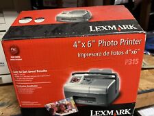Lexmark SnapShot P315 Photo Printer 4”x 6” Prints Open Box. picture