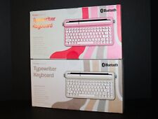 PrimeConnect: VIRAL Retro Typewriter Bluetooth Keyboard - Pink/White option NEW picture