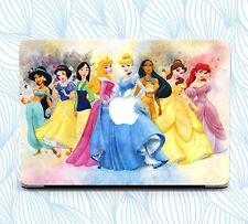 Disney princesses watercolor hard macbook case for Air Pro 13