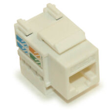 Keystone Jack Insert/Punch-down - Cat 5E RJ45 Networking  White picture