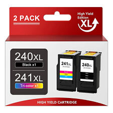 2 Pack PG 240XL CL-241XL Ink Cartridge for Canon 240 241 PIXMA MG and MX Series picture
