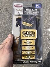 Belkin IEEE 1284 Printer Cable DB25 Male Parallel 10’ Gold Series New Sealed Box picture