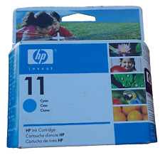 Genuine HP 11 CYAN Ink Print C4836A Printer Cartridge Print Exp 12/2008 picture