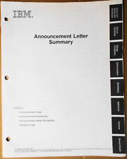 IBM Announcement Letter Summary, 10/23/1990 : System/370, Cooperative Processing picture