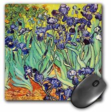 3dRose Irises by Vincent van Gogh 1889 - purple flowers iris garden - copy of fa picture