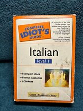 The Complete Idiot's Guide To Italian Level 1 Used 5 Discs 4 Cassettes  Used picture