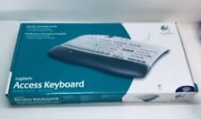 Vintage Logitech Access Keyboard Wired PS/2 Model 967228-0403 New picture