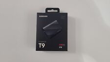 New Samsung - T9 Portable SSD 2TB, Up to 2,000MB/s, 2GB /s USB 3.2 Gen2 - Black picture