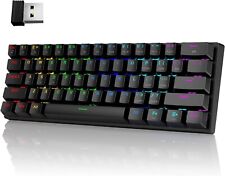 Pauroty 60% Wireless Mechanical Gaming Keyboard,Triple Mode 2.4G/USB-C/Bluetooth picture