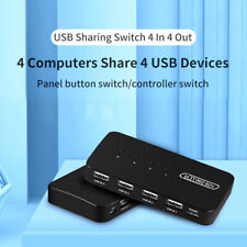 8 Port HDMI USB 3.0 KVM Switch 4X4 4K@60Hz Switcher 4 in 4 Out 4 Computer Share picture