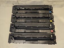 Full Set Of 4 USED/EMPTY HP Laser Jet 202A Toners (Yellow Cyan Magenta Black) picture