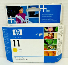 Genuine HP 11 Yellow C4838A Inkjet Designjet Officejet Ink Cartridge Expired picture